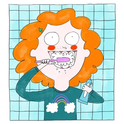 Le brossage des dents devient un rituel amusant